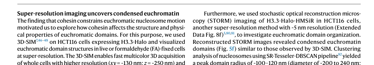 Cohesin prevents local mixing of condens