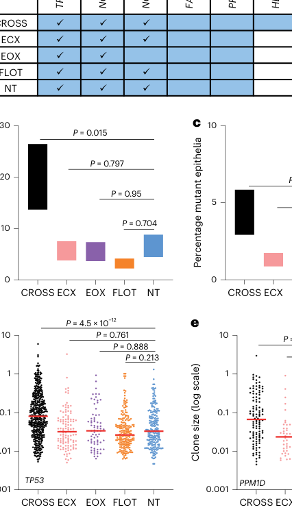 Cancer treatment alters mutant selection